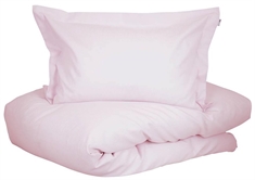Stribet sengetøj 140x220 cm - Lyserødt sengetøj - Jacquardvævet sengesæt - 100% egyptisk bomuldssatin - Turiform